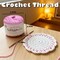 Crochet Thread Set – 8 Pearl 50g Balls, Size 10 Mercerized Cotton Lace Yarn for Hand Knitting, Crochet, and DIY Crafts